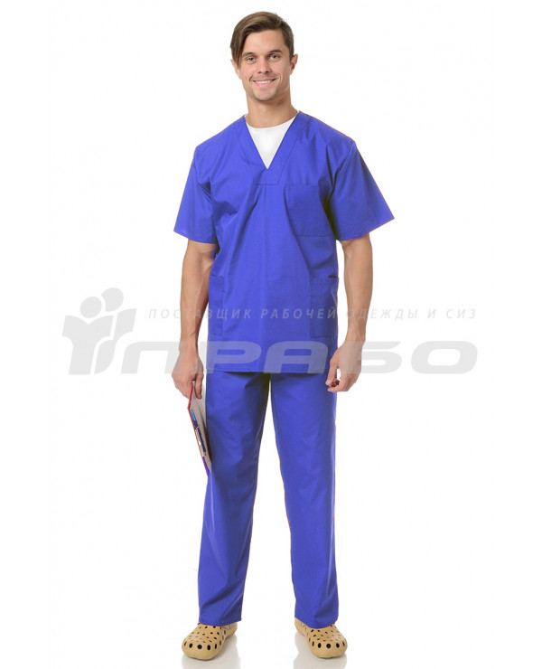 Костюм медицинский хирурга синий
