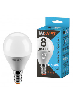 Светодиодная лампа WOLTA LX 30W45GL8E14 8Вт 6500K Е14