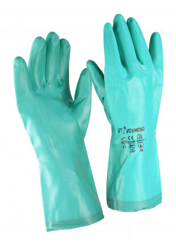 Перчатки химзащитные МБС, КЩС-50%, нитриловые 