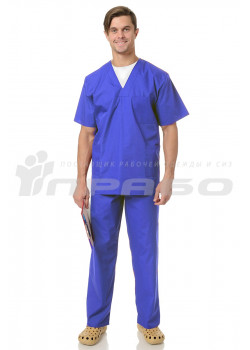 Костюм медицинский хирурга синий