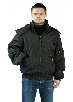 Куртка демисезонная "БОМБЕР" цвет: Черный