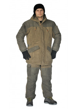 Костюм зимний «ГЕРКОН» куртка/брюки, цвет: св.хаки/т.хаки, ткань: Финляндия