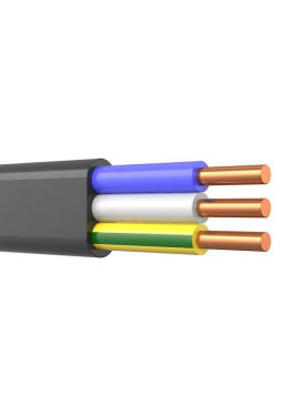 Кабель ВВГ-Пнг(А)-LSLTx 3х2.5 ОК (N PE) 0.66кВ (уп.100м) ПромЭл 872002756