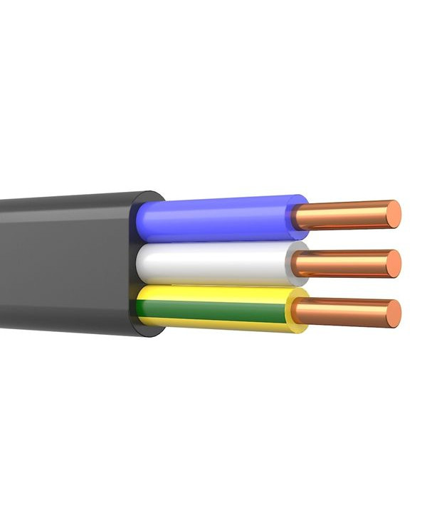 Кабель ВВГ-Пнг(А)-LSLTx 3х2.5 ОК (N PE) 0.66кВ (уп.100м) ПромЭл 872002756