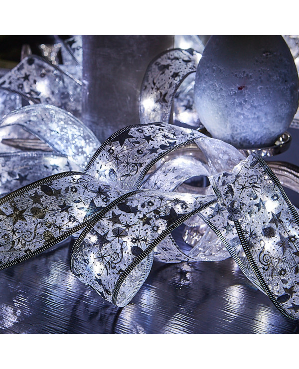 Гирлянда ULD-S1000-100/SCB/3AA WHITE IP20 RIBBON